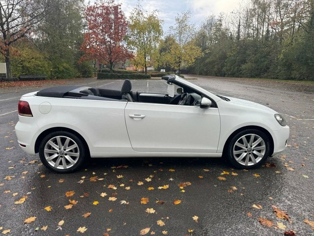 Volkswagen Golf Convertible VA12BDE White #5