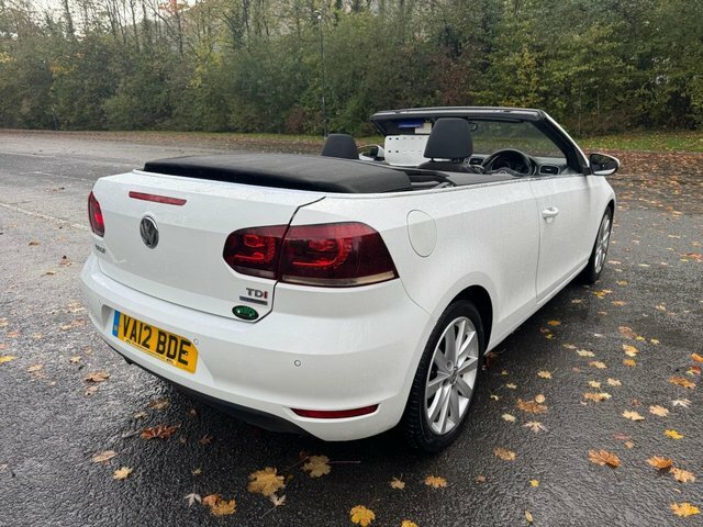 Volkswagen Golf Convertible VA12BDE White #4