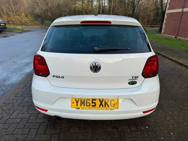 Volkswagen Polo Hatchback YM65XKG White #6
