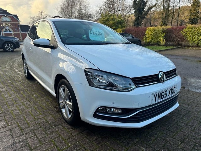 Volkswagen Polo Hatchback YM65XKG White #4