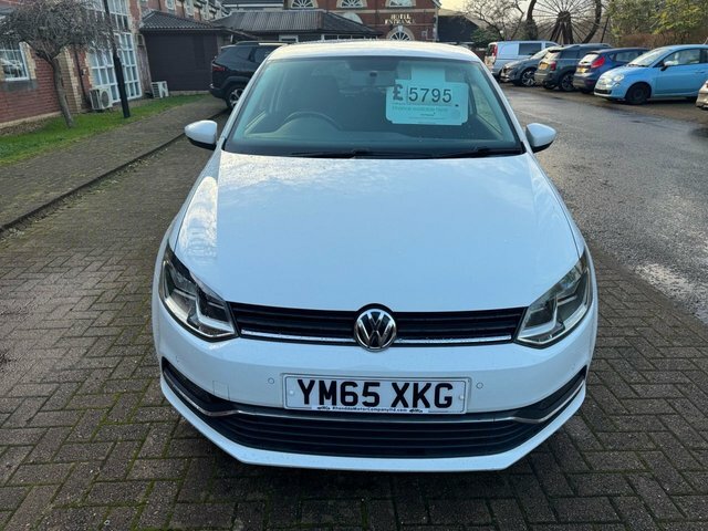 Volkswagen Polo Hatchback YM65XKG White #5