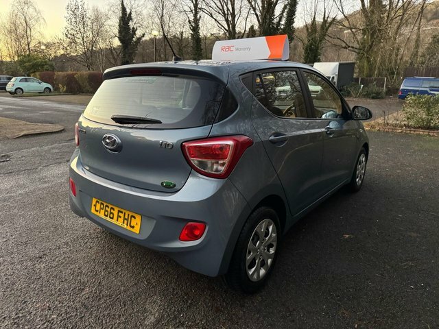Hyundai I10 Hatchback CP66FHC Blue #4
