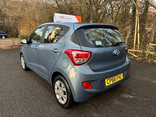 Hyundai I10 Hatchback CP66FHC Blue #3