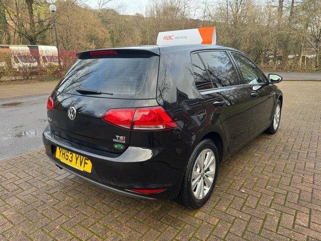 Volkswagen Golf Se Black #5