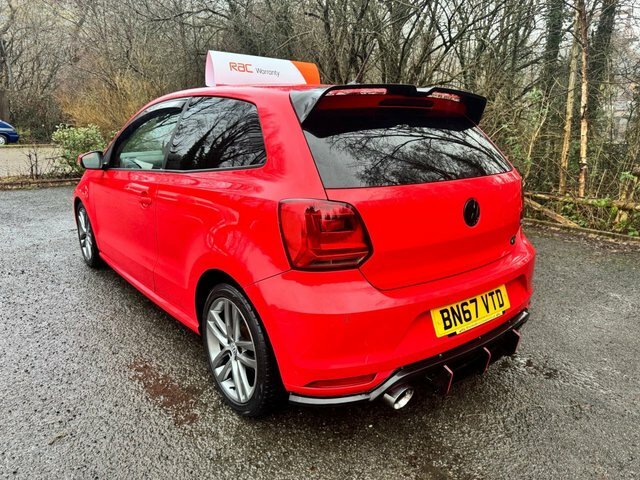 Volkswagen Polo Hatchback BN67VTD Red #3