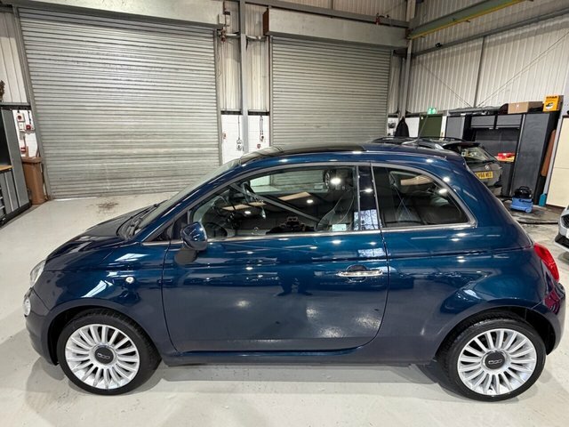 Fiat 500 2019 1.2 Lounge Hatchback Euro 6 MX19YCO Blue #6