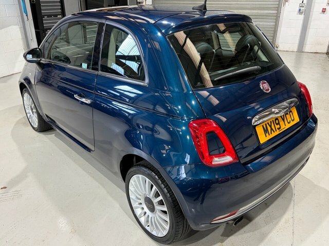 Fiat 500 2019 1.2 Lounge Hatchback Euro 6 MX19YCO Blue #5