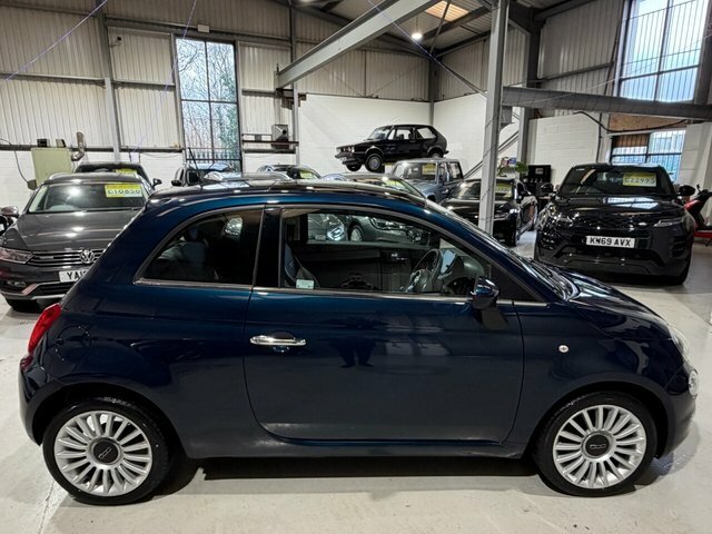 Fiat 500 2019 1.2 Lounge Hatchback Euro 6 MX19YCO Blue #2
