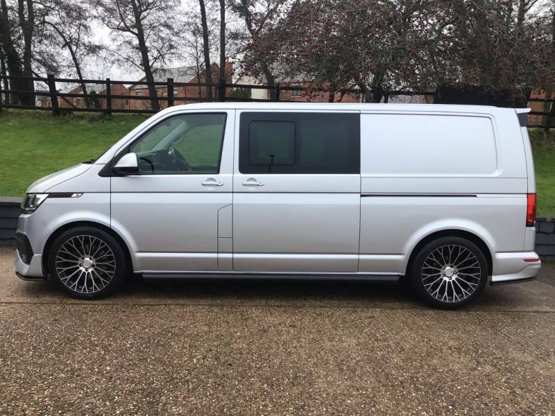 Volkswagen Transporter 2.0 Tdi 150 Highline Kombi Van - 2021 21 GC21YMF Silver #6