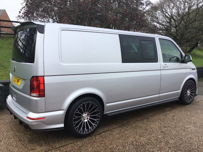 Volkswagen Transporter 2.0 Tdi 150 Highline Kombi Van - 2021 21 GC21YMF Silver #4
