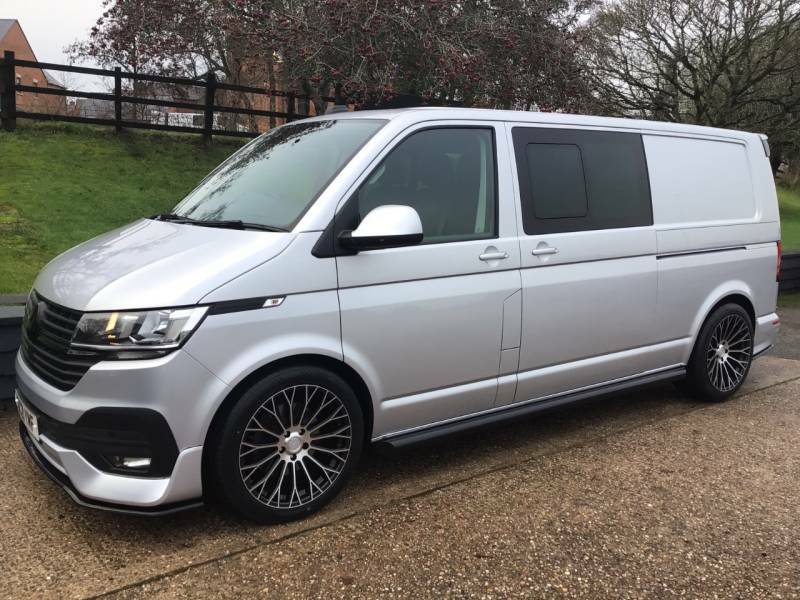 Volkswagen Transporter 2.0 Tdi 150 Highline Kombi Van - 2021 21 GC21YMF Silver #5