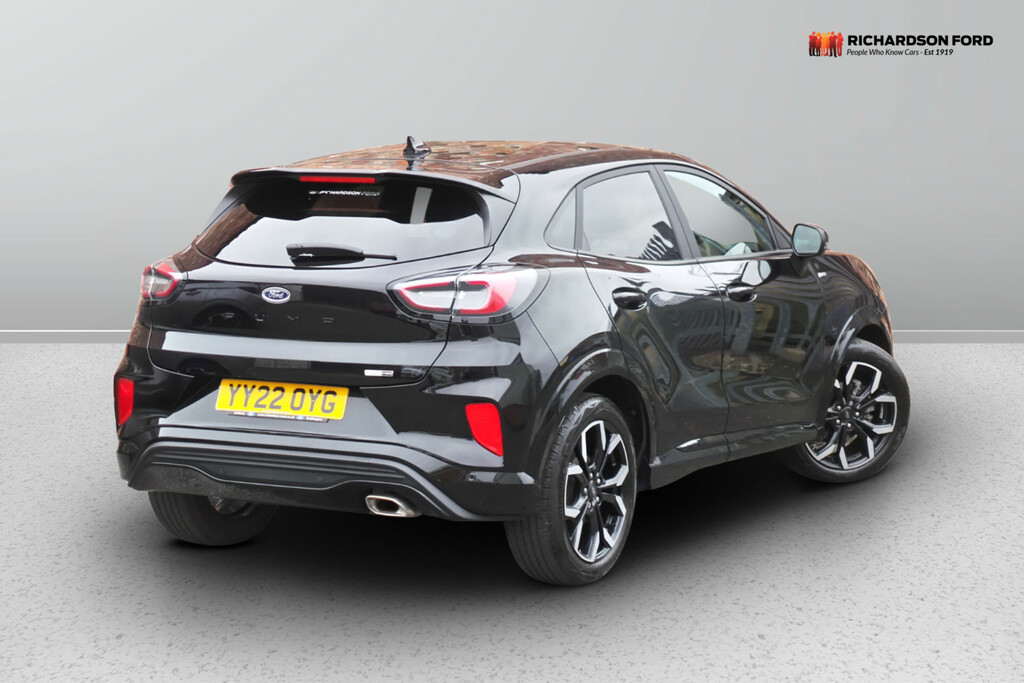 Ford Puma 1.0 Ecoboost Hybrid Mhev St-line X Dct YY22OYG Black #5