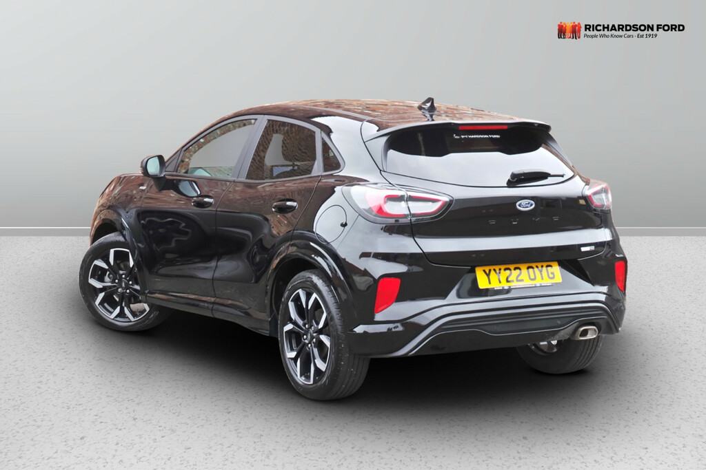 Ford Puma 1.0 Ecoboost Hybrid Mhev St-line X Dct YY22OYG Black #3
