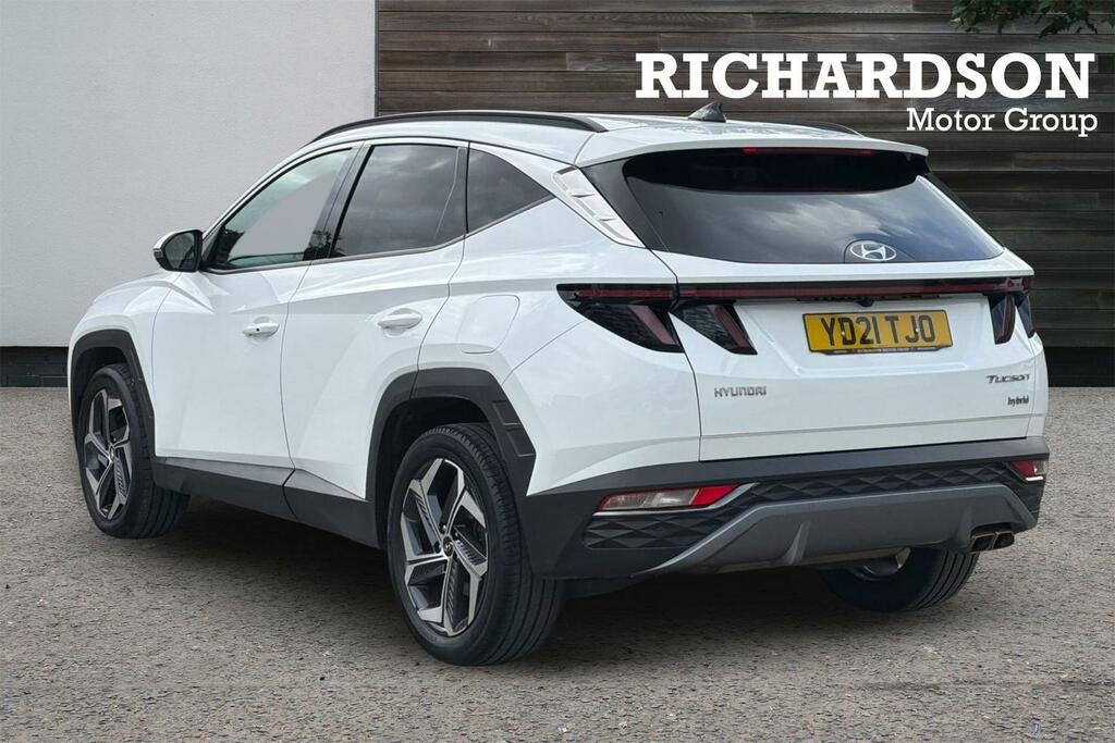 Hyundai Tucson 1.6 H T-gdi Premium Euro 6 Ss YD21TJO White #5