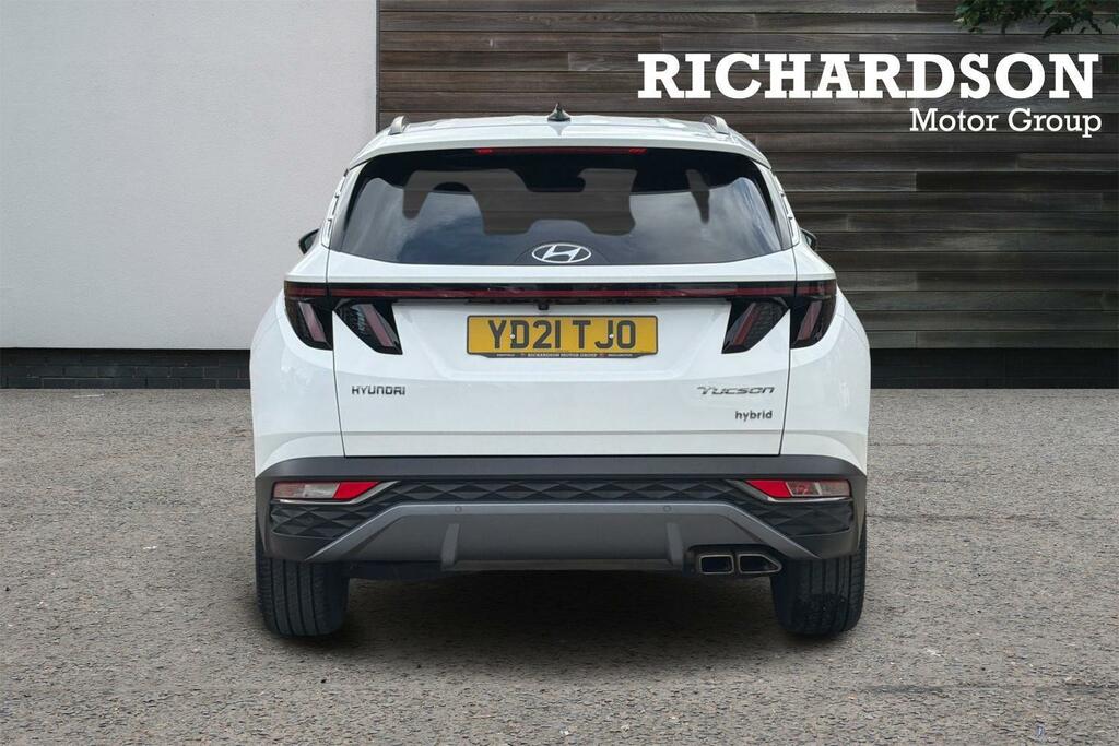 Hyundai Tucson 1.6 H T-gdi Premium Euro 6 Ss YD21TJO White #4