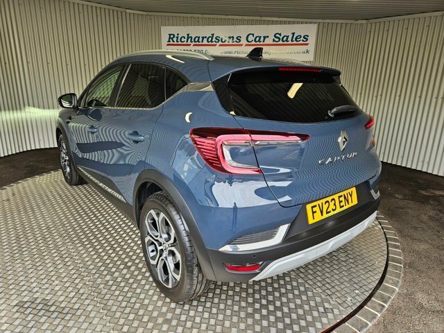 Renault Captur 1.3 Mhev Techno Suv Euro 6 S S FV23ENY Blue #6