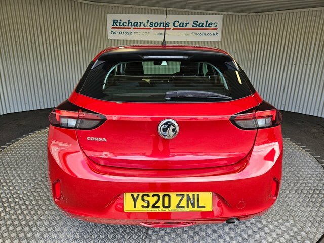 Vauxhall Corsa 1.2 Turbo Se Hatchback Euro 6 S YS20ZNL Red #4
