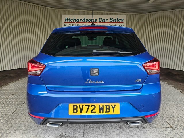 Seat Ibiza 1.0 Tsi Fr Sport Hatchback Euro BV72WBY Blue #4
