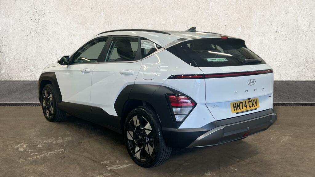 Hyundai Kona 1.6 H-gdi Advance Suv Hybrid Dct Euro 6 HN74CKV White #4