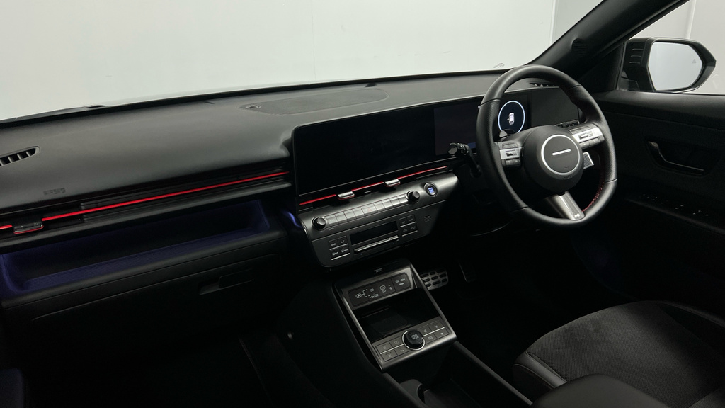 Hyundai Kona 1.6 H-gdi N Line S Suv Hybrid Dct Euro EN74ZYT Black #2