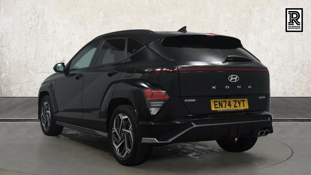 Hyundai Kona 1.6 H-gdi N Line S Suv Hybrid Dct Euro EN74ZYT Black #3