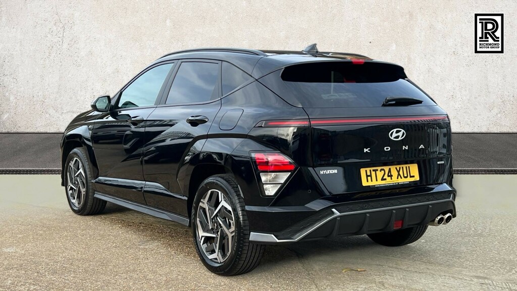 Hyundai Kona 1.6 H-gdi N Line Suv Hybrid Dct Euro 6 Black #3
