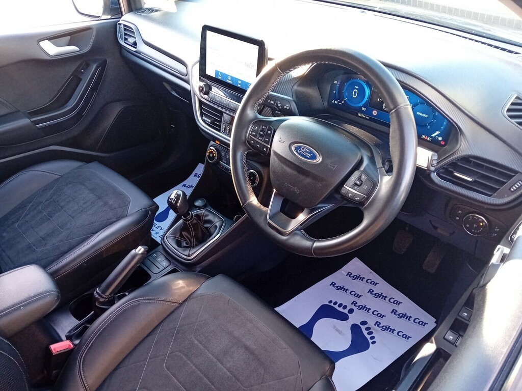 Ford Fiesta 1.0T Ecoboost Mhev Titanium Vignale - 2022 72 AU72KYP Blue #6