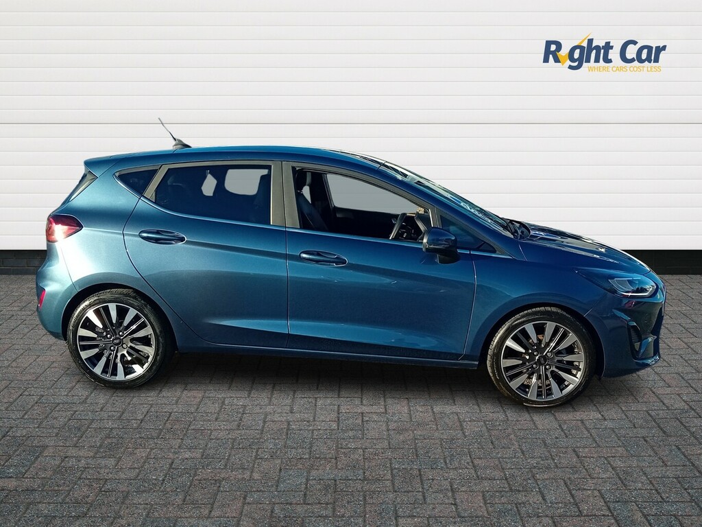 Ford Fiesta 1.0T Ecoboost Mhev Titanium Vignale - 2022 72 AU72KYP Blue #4