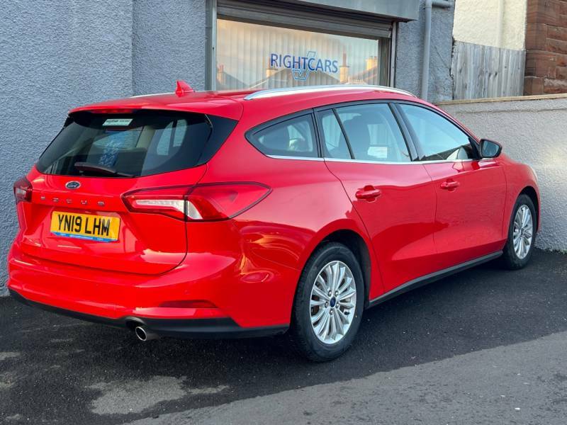 Ford Focus 1.5 Ecoblue 120 Titanium - 2019 19 YN19LHM Red #6