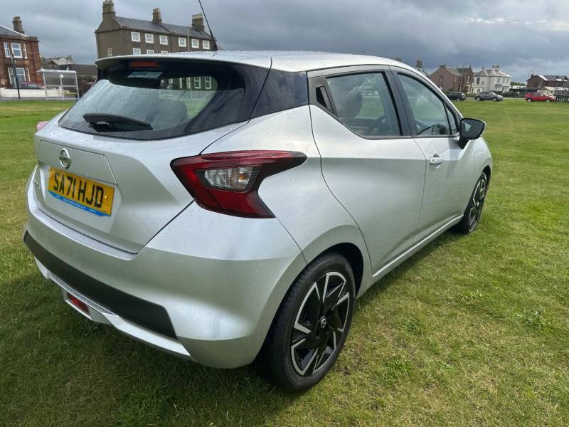 Nissan Micra 1.0 Ig-t 92 Acenta - 2021 71 SA71HJD Silver #6