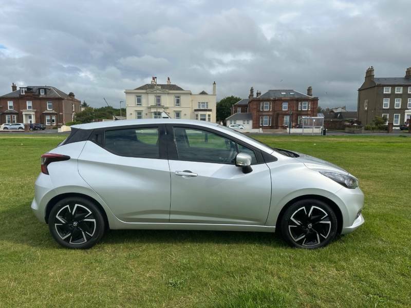 Nissan Micra 1.0 Ig-t 92 Acenta - 2021 71 SA71HJD Silver #2