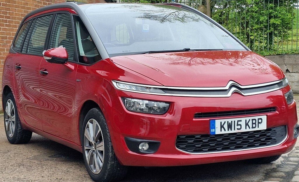 Citroen Grand C4 Picasso 2.0 Bluehdi Exclusive Eat6 Euro 6 Ss Red