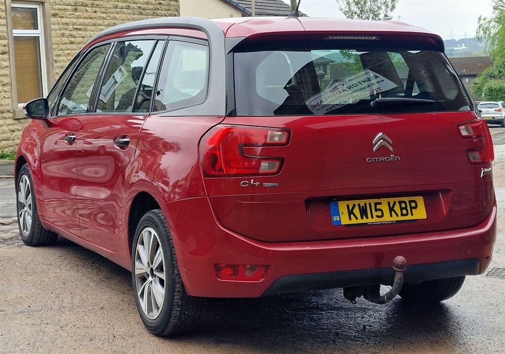 Citroen Grand C4 Picasso 2.0 Bluehdi Exclusive Eat6 Euro 6 Ss Red #4