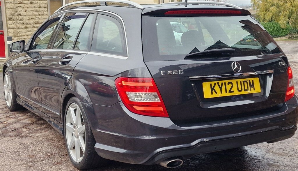 Mercedes-Benz C Class 2.1 Cdi Blueefficiency Sport G-tronic Euro 5 Ss KY12UDM Black #4