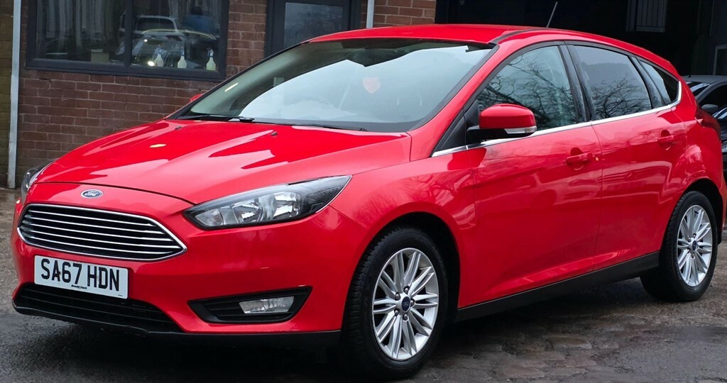 Ford Focus 1.0T Ecoboost Zetec Edition Euro 6 Ss SA67HDN Red #3