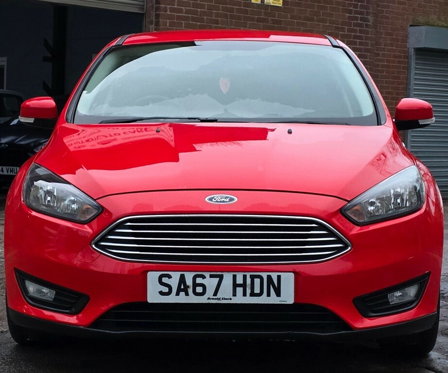 Ford Focus 1.0T Ecoboost Zetec Edition Euro 6 Ss SA67HDN Red #2