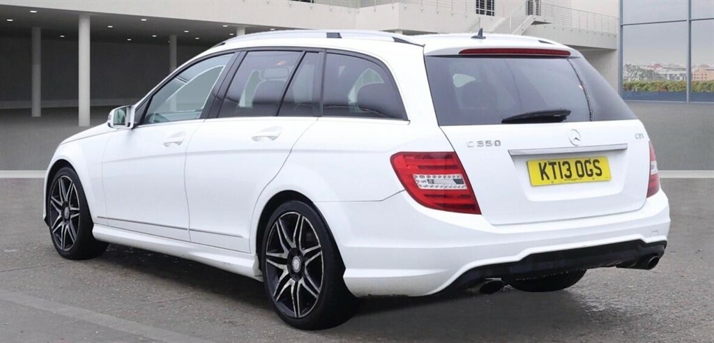 Mercedes-Benz C Class 3.0 Cdi V6 Blueefficiency Amg Sport Plus G-tronic White #6