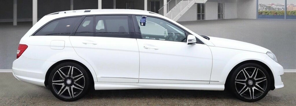 Mercedes-Benz C Class 3.0 Cdi V6 Blueefficiency Amg Sport Plus G-tronic White #2