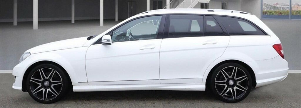 Mercedes-Benz C Class 3.0 Cdi V6 Blueefficiency Amg Sport Plus G-tronic White #5
