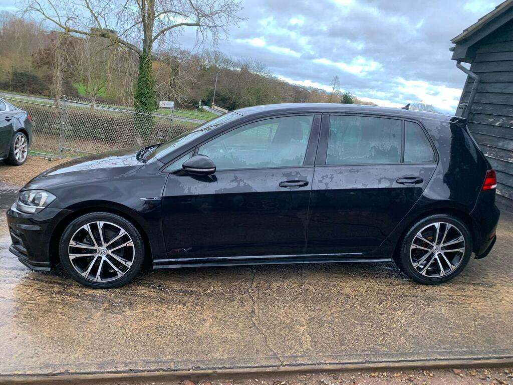 Volkswagen Golf Tdi R-line Euro 6 Ss VF19TOH Black #4