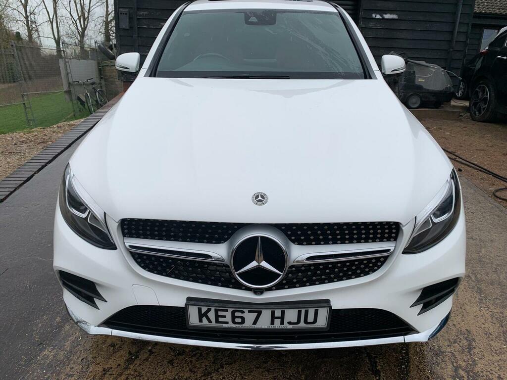 Mercedes-Benz GLC Class Glc220d Amg Line Premium Plus Coupe G-tronic 4Ma KE67HJU White #2