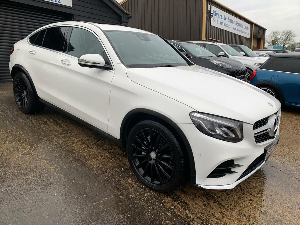 Mercedes-Benz GLC Class Glc220d Amg Line Premium Plus Coupe G-tronic 4Ma KE67HJU White #3