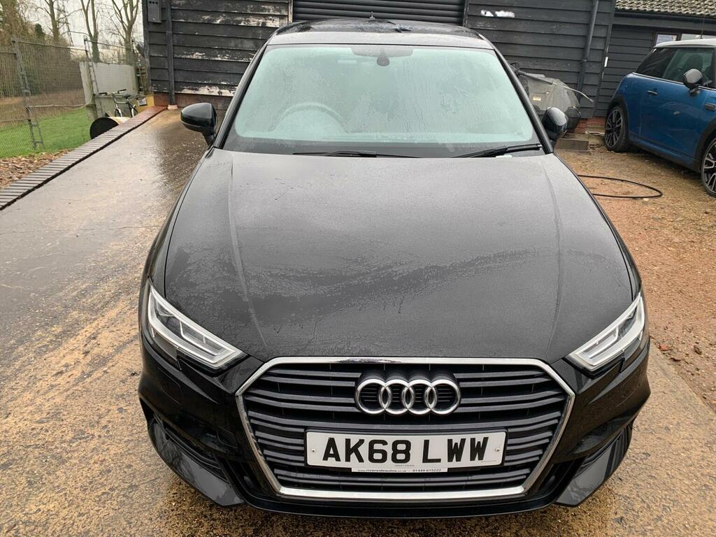 Audi A3 Tfsi 30 S Line Sportback Euro 6 Ss AK68LWW Black #2