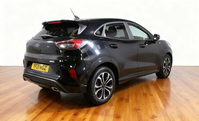 Ford Puma 2021 1.0T Ecoboost Mhev St-line Suv Man YP21MGZ Black #5