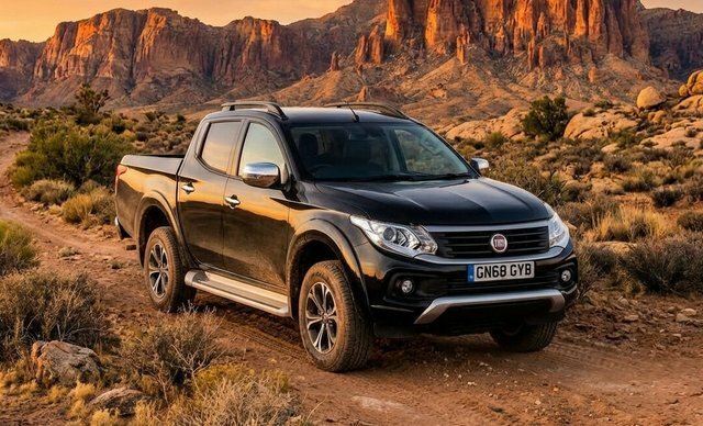 Fiat Fullback 2018 2.4D LX Pickup Double Cab 4 Black