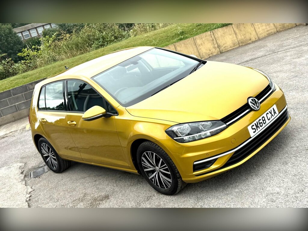 Volkswagen Golf 1.0 Tsi Se Euro 6 Ss SM68CXA Yellow #2