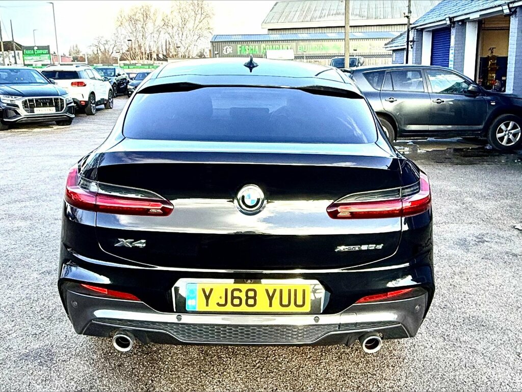 BMW X4 2.0 20D M Sport Xdrive Euro 6 Ss YJ68YUU Black #3