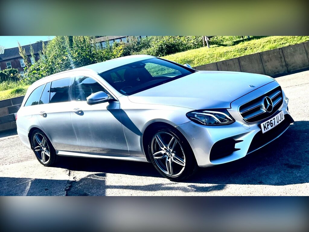 Mercedes-Benz E Class 2.0 E220d Amg Line G-tronic Euro 6 Ss KP67UJU Silver #2