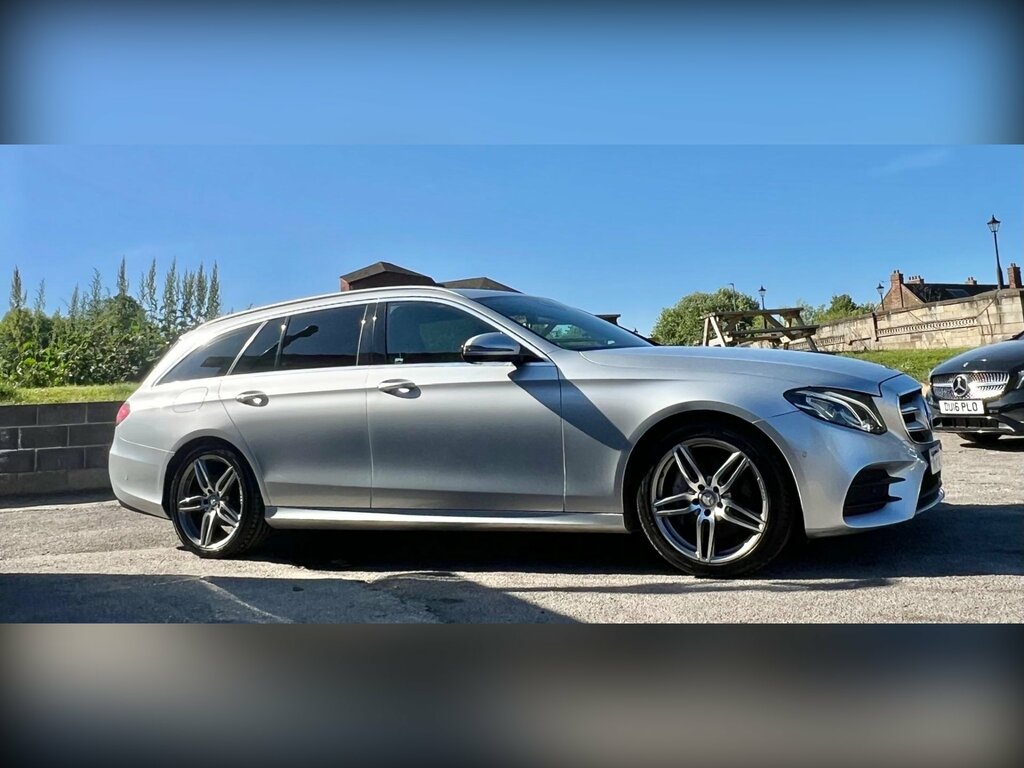 Mercedes-Benz E Class 2.0 E220d Amg Line G-tronic Euro 6 Ss KP67UJU Silver #4