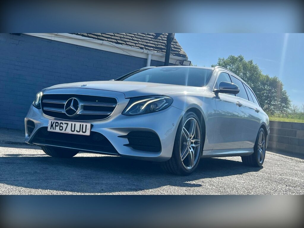 Mercedes-Benz E Class 2.0 E220d Amg Line G-tronic Euro 6 Ss Silver
